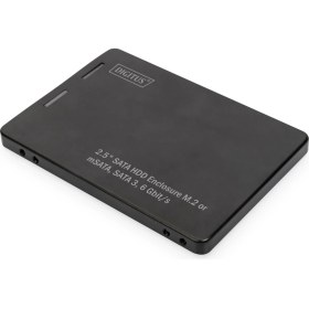 Resim Digitus 2,5" SATA HDD Kutusu M.2 ya da mSATA<br>Digitus 2,5" SATA HDD Enclosure M.2 or mSATA 