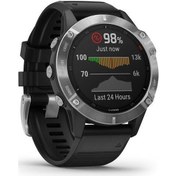 Resim Garmin Fenix 6 Multispor GPS Akıllı Saat (Distribütör Garantili) Gümüş 