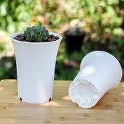 Resim 3 adet, Plastik Saksı Çiçekçi Saksıları Modern Çiçek Saksısı Sukulentler için Çok Uygun, Pencere Eşiği ve Masa Süslemesi için Bitkiler Açık Masa Dekoru; Düğünler, Doğum Günleri vb. İçin Mükemmel Hediye. İdy Çiçek Saksısı 
