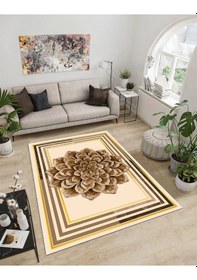 Resim Dijidekor Işıltı Koleksiyonu Model99 Süngerli Dijital Baskılı Saçaksız Mutfak Halısı Yolluk 