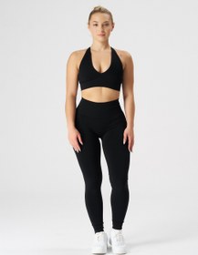 Resim Qlu Attractive Collection Women's Seamless Basic Leggings 