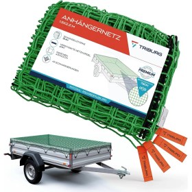 Resim Triburg Alman Kalitesi 1.6x3 M Römork Filesi Köşe Işaretli & Kenar Takviyeli 
