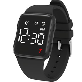 Resim Moda Kadınlar/Erkekler Kare Dijital Saat, Çok Fonksiyonlu, Alarm/Calendar/Hafta Günü/Gece Işığı Modu ile, TPU Bileklik, PC (Polikarbonat) Kılıf, Şarj Edilemeyen Düğme Pil (Diameter≥20mm), Sevgililer Günü, Yeni Yıl Günü, Paskalya, Anneler Günü, Babalar Günü Hediyeleri için En İyi Seçim 