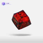 Resim New Keycaps Black And Red Esc Mekanik Klavye Tuşu Artisan Keycaps 