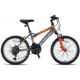 Resim Kron Vortex 3.0 20 Jant 7 Vites V-fren Çelik Çocuk Bisikleti Füme Turuncu 20 Jant Kron Vitesli Bisiklet Turuncu 