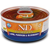 Resim ND 2109 Pumpkin Balkabak ve Kuzu Etli Kedi Konservesi 70 Gr 