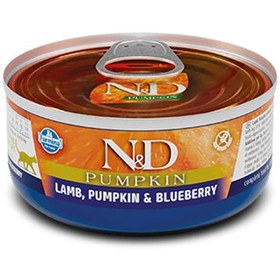 Resim ND 2109 Pumpkin Balkabak ve Kuzu Etli Kedi Konservesi 70 Gr 