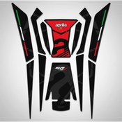 Resim Redline Grafik Aprilia Sr Gt 200 125 Kırmızı Tank Pad Sticker 