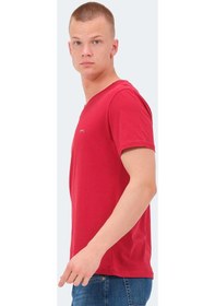 Resim Slazenger KAIJA Erkek V Yaka Kırmızı Tişört 
