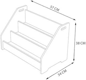 Resim Çocuk Kitaplığı, Ahşap Kitap Rafı 