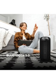 Resim Ttec Dynamite Duo Çift Pasif Radyatör ve Aktif Sürücülü IP65 Dereceli 15W Bluetooth Hoparlör 
