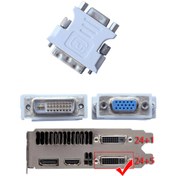 Resim Maviaybilisim Dvı 24+5 Erkek To Vga Dişi Dönüştürücü 