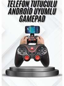 Resim Lvsqvr Yeni Nesil X3 Gamepad Android Uyumlu Telefon Tutucu Özellikli Joystick 