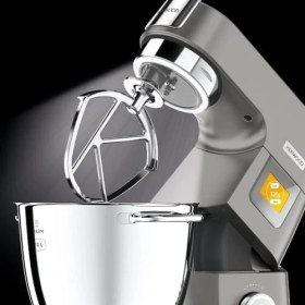 Resim Esmo Home Kenwood Titanium Chef Pattisier Xl Isıtma Özellikli Mutfak Şefi KWL90.004SI - Hamur Yoğurma Makinesi, 1500 Watt, 7 Litre Stand Mikser, Entegre Tartı, Kase Içi Isıtma ve Aydınlatma, Dokunmatik Ekran 