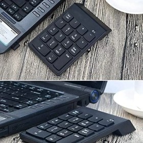 Resim Assess Store AL-2021 USB Numpad Keypad Kablosuz Numerik Klavye USB Numaratör Tuş Takımı 