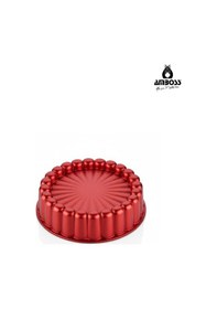 Resim Amboss Ametist 26 Cm Döküm Tart Kalıbı Kırmızı Kırmızı 