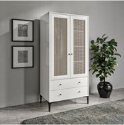 Resim VENATTO Trio 2 Kapılı Dolap (%100MDF) 
