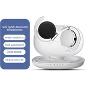 Resim Beyaz Oukitel Wp21 Wp20 Wp19 Wp18 Pro Wp15 S C31 C32 Tws Bluetooth Kulaklık Mikrofonlu Led Ekran Kablosuz Kulaklıklar 