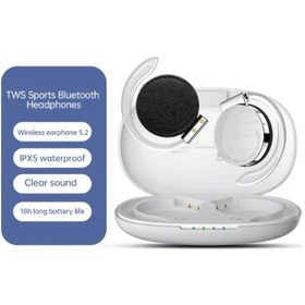 Resim Beyaz Oukitel Wp21 Wp20 Wp19 Wp18 Pro Wp15 S C31 C32 Tws Bluetooth Kulaklık Mikrofonlu Led Ekran Kablosuz Kulaklıklar 