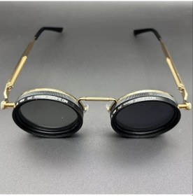 Resim Xuweiwei Altın Sarısı Ayarlanabilir Işıklı Retro Punk Parti Gözlükleri Erkek Ve Kadın Festival Sahne Altın 