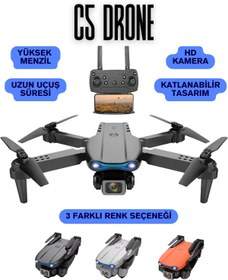 Resim Wearfitpro C5 Fırçasız Motor HD Kalite Kamera Katlanabilir RC Quadcopter Drone Taşıma Çantalı Drone 