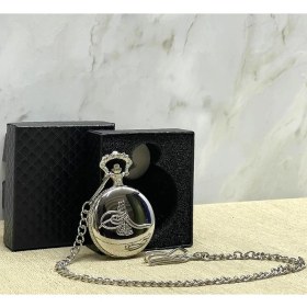 Resim Özel Kutulu Osmanlı Tuğralı Gümüş Köstekli Saat ALK4663 - Lisinya 