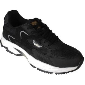 Resim Jump Kadın Siyah Kalın Taban Fileli Memory İç Taban Sneaker Spor Ayakkabı Siyah 