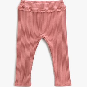 Resim Kız Bebek Fitilli Tayt Fırfır Detaylı Beli Lastikli 