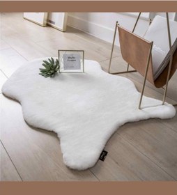 Resim Post Halı Peluş Halı Kaymaz Taban Pofuduk Halı 