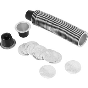 Resim Alchemy Craft Nespresso Black Için 50 Set Doldurulabilir Kahve Kapsülleri Kupası Tek Kullanımlık Kahve Kapsülleri Ambalaj Kafe Malzemeleri (Yurt Dışından) 