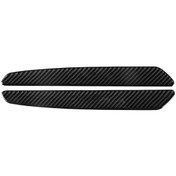 Resim 2 İn 1 Araba Karbon Fiber Hoşgeldiniz Pedalı Dekoratif Etiket Alfa Romeo Giulia 2017-2019, Sol Ve Sağ Sürücü Evrensel 1 Adet 