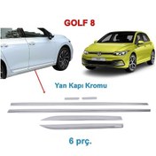 Resim Vw Golf 8 Yan Kapı Çıtası Nikelajı 2020 Sonrası 4 Prç P Çelik N11.311 