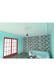 Resim Motifpiyer Lamba Tavan Göbeği-Sekizgen-egri-11-56cm-2 Adet 