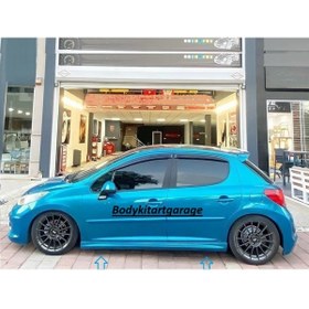 Resim Bodykitartgarage Peugeot 207 R Marşpiyel Takımı-boyasız Uyumlu 