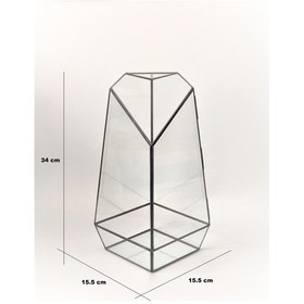 Resim Dekoratif Cam Fanus - Geometrik Cam Fanus - Teraryum Cam Fanus (485930798) 