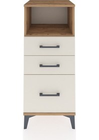 Resim Hyperion Komodin Tek Raflı 3 Çekmeceli 44x44x106 Çam-aytaşı Atlas Çam 
