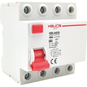 Resim Helios Opto 4X80A 30MA Trifaze Kaçak Akım Rölesi HSK-48030 