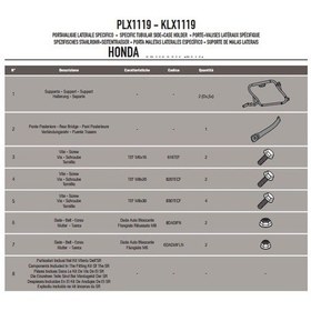 Resim Gıvı Plx1119 Honda Cb 500f - Cbr 500r 13-15 Yan Çanta Taşıyıcı Tek Renk 