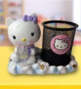 Resim Hello Kitty Kalemlik Çalışma Masası Kalemliği 