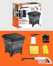Resim Yüksek Basınçlı Yıkama Makinesi Fırçasız Katlanır Kovalı 150w 14/16 Bar 13 Litre 1 Adet 