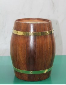 Resim 9080119620833lmr - Larimar Pirinç Detaylı Fıçı Kumbara Model 3 