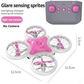 Resim 2.4g Mini Rc Uçan Quadcopter Drone Uçan Engellerden Kaçınma Ufo Çocuk Uzaktan 