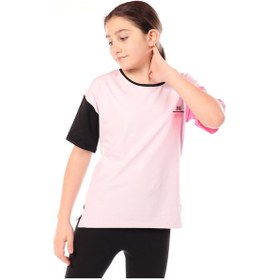Resim Toontoy Kids Toontoy Kız Çocuk Nakışlı Tişört Açık Lila 