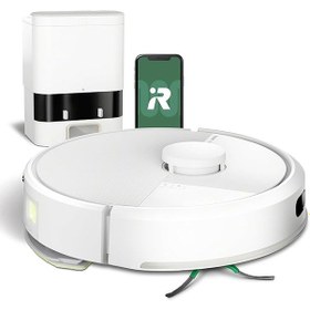 Resim Irobot Roomba 105 Combo Autoempty Robot Süpürge Ve Paspas Beyaz 
