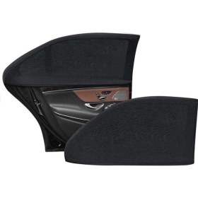 Resim Akselife 2 Adet Oto Güneşlik Perde Araç Yan Cam Güneşlik Araba Güneşlik Perdesi Anne Bebek Emzirme Perdesi 