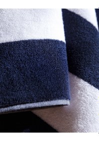 Resim Madame Coco Hector Plaj Havlusu - Beyaz/lacıvert - 80x160 Cm 1kpljh012180x160 Cm-beyaz/lacivert 