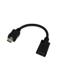 Resim Mini usb micro usb çevirici kablolu 5 pin mini usb micro usb çevirici 
