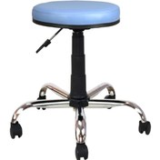 Resim Bürocci Metal Ayaklı Tabure-Mavi-2999D0119 
