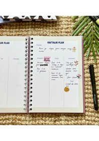 Resim Mor Papatya My Planner Tasarımlı Konuşan Ajanda 