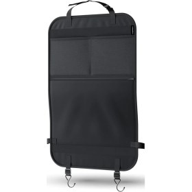 Resim Lionstrong Siyah Su Geçirmez Çocuk Arka Koltuk Düzenleyici, Büyük Çanta, Evrensel Uyum 